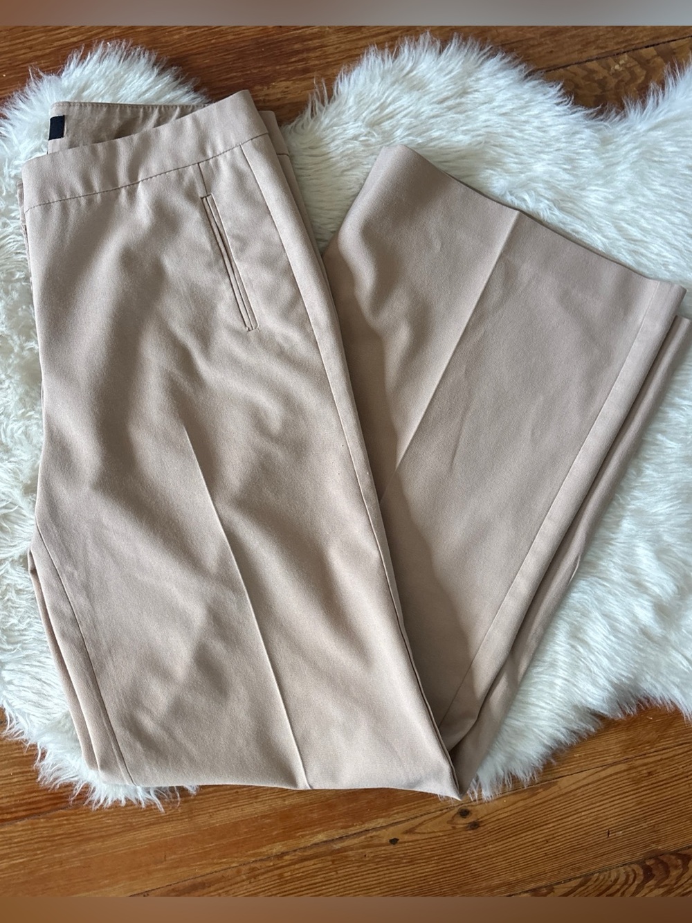 Vintage 90s Express Khaki Wide Leg Trousers
